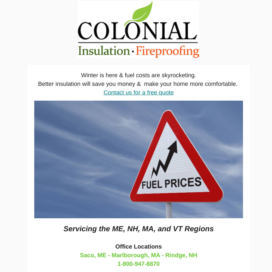 Colonial Insulation and Fireproofing