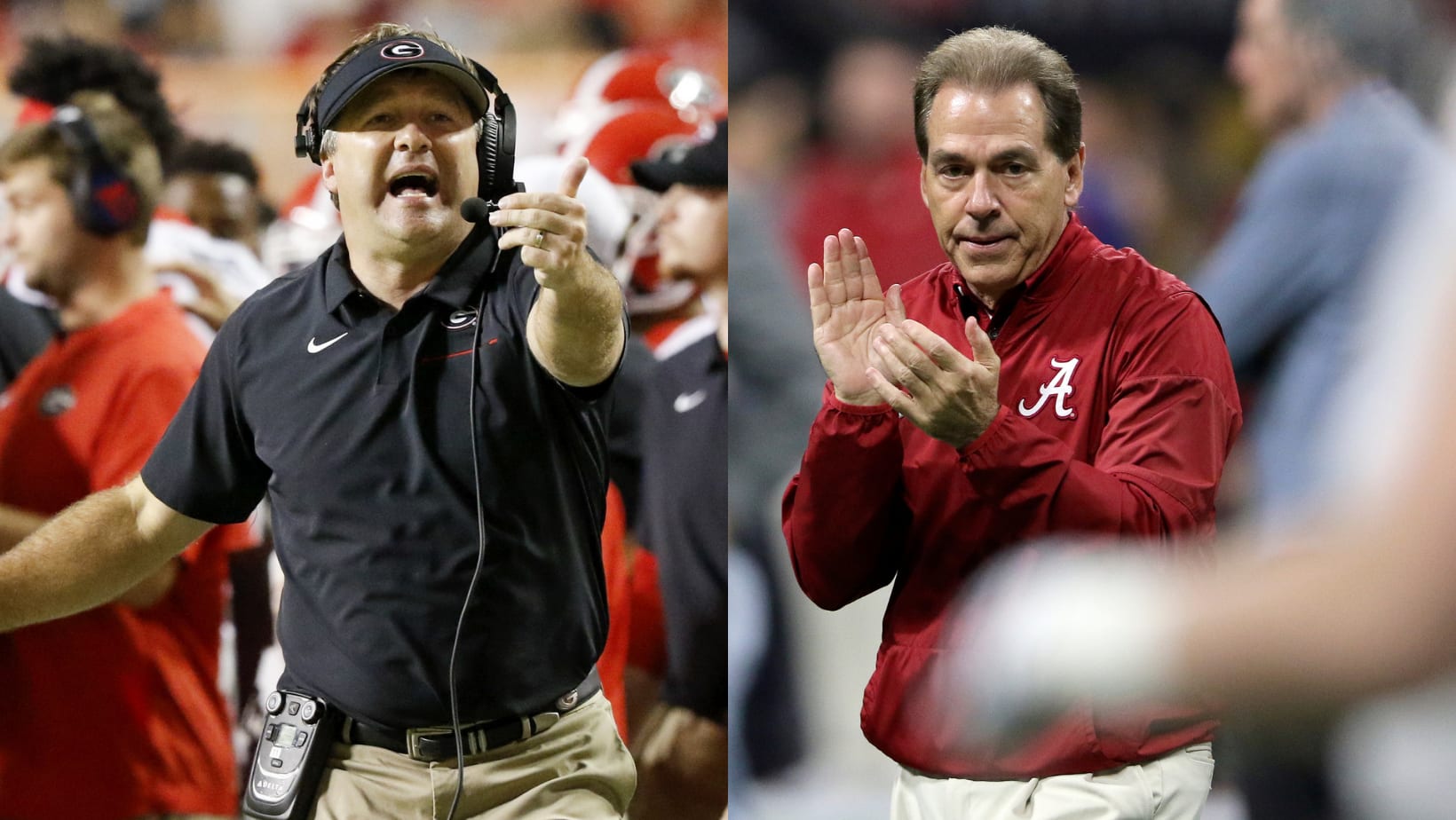 Kirby Smart and Nick Saban share special moment on SEC Network