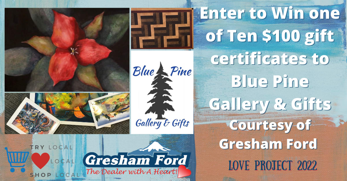 Win a 100 Gift Certificate to Blue Pine Gallery & Gifts!