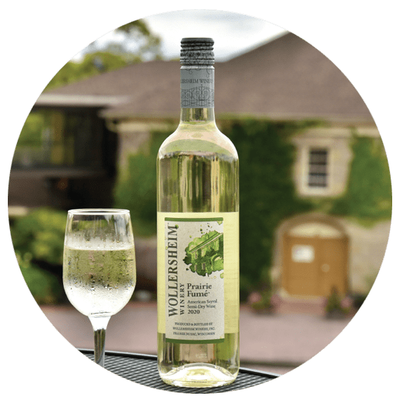 bottle of wine with a wine glass