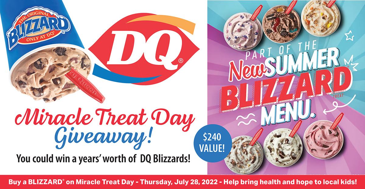 Dairy Queen Miracle Treat Day Giveaway