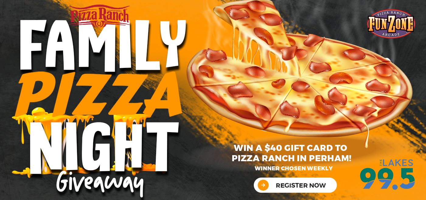 Pizza Ranch Family Night Pizza Giveaway | Lakes Area Radio