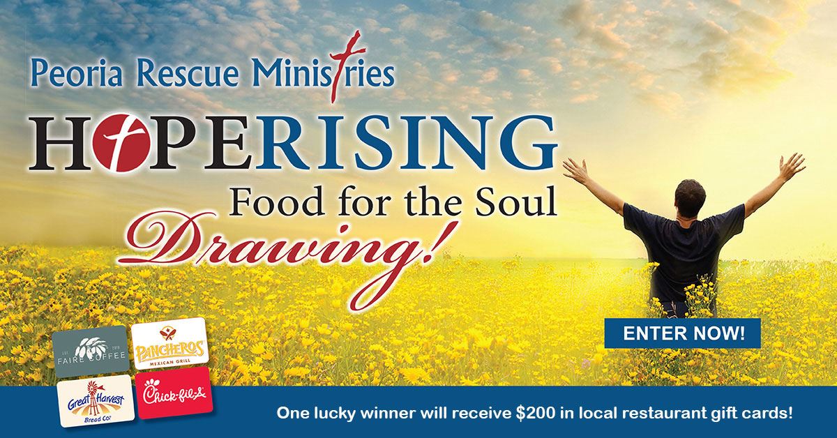 Peoria Rescue Ministries - HopeRising Food for the Soul Drawing