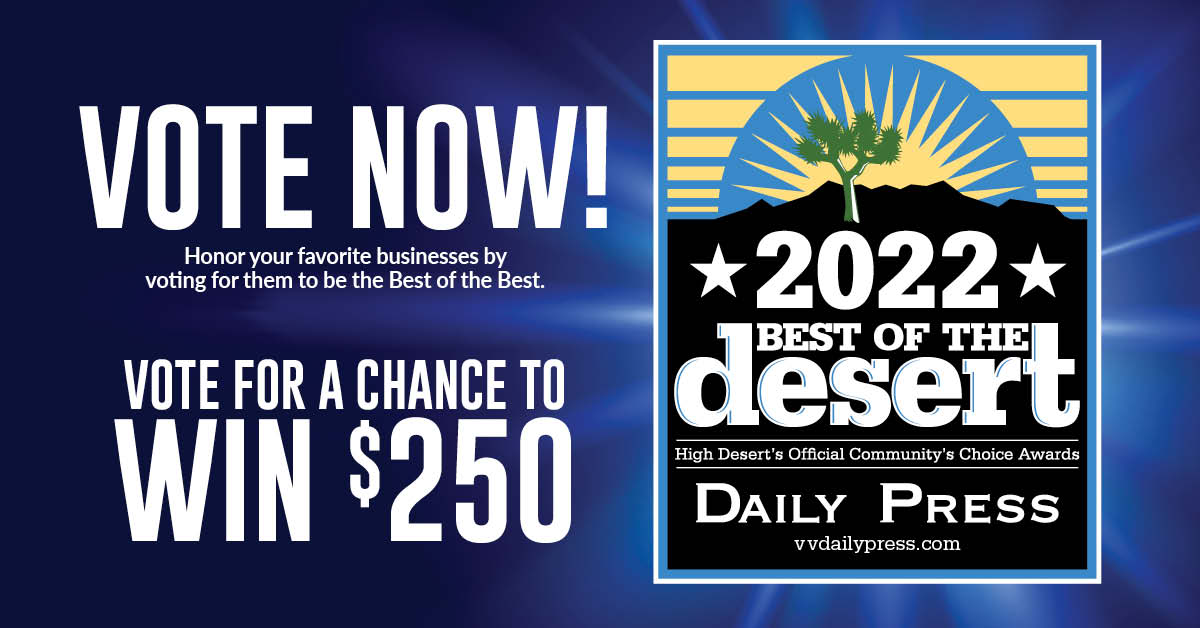 Vote for your favorites in the 2022 Best of the Desert ballot for a