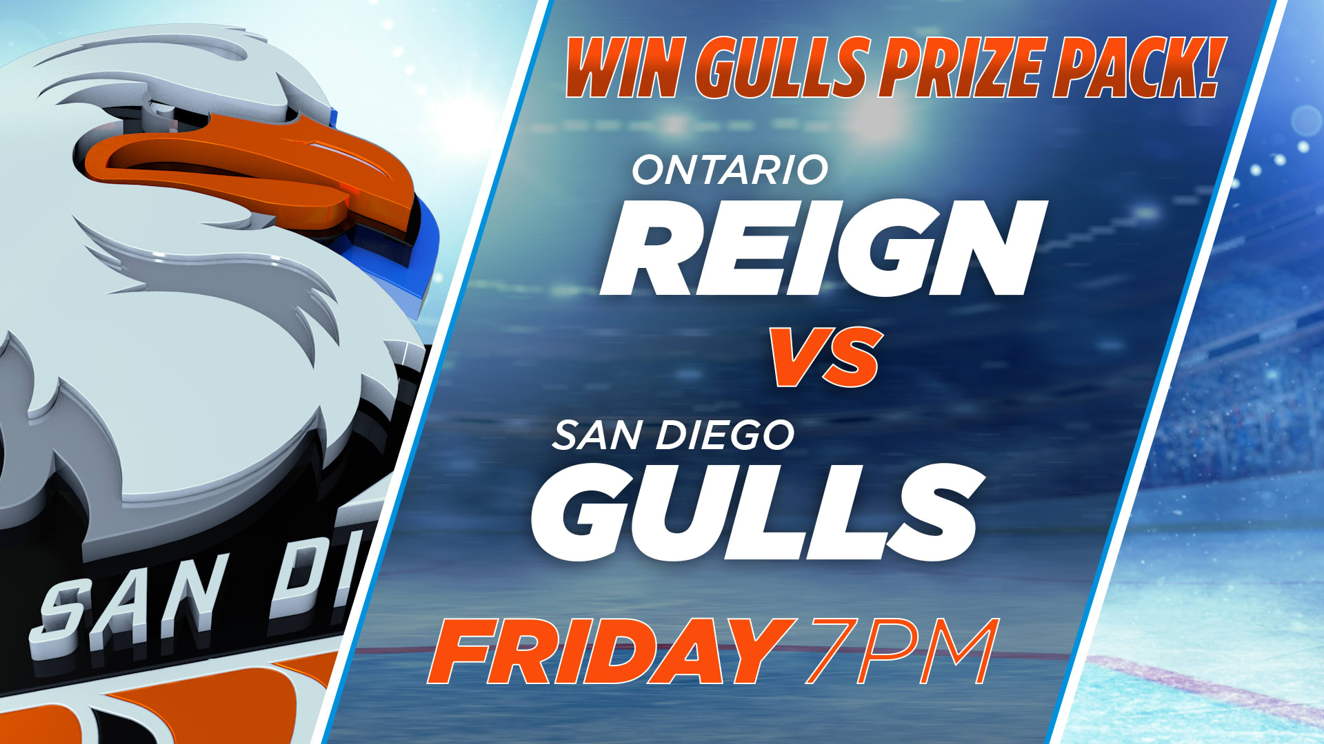 Ontario Reign take San Diego Gulls to the brink in overtime – San  Bernardino Sun