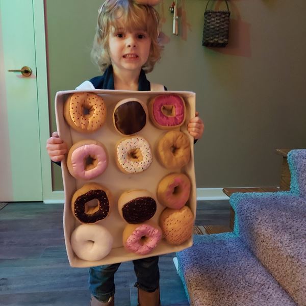 How to Make a Donut Pillow (or a Giant Donut Halloween Costume)