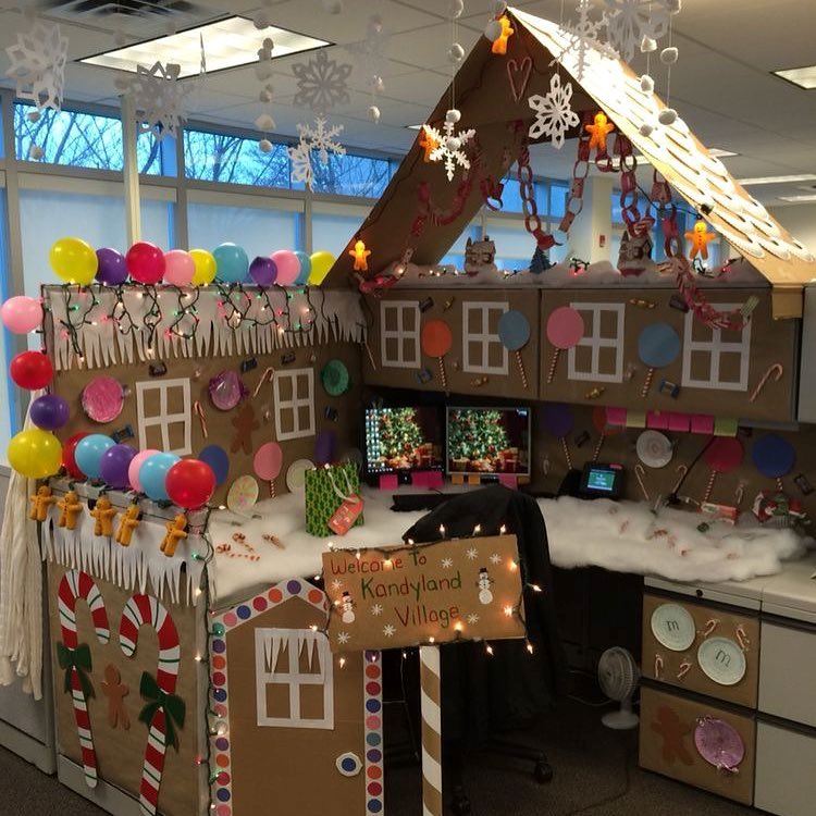My Office has a Cubicle Decorating Competition and my theme was