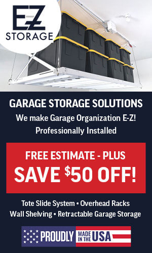 E-Z Storage - Tote Slide Overhead Garage Storage System