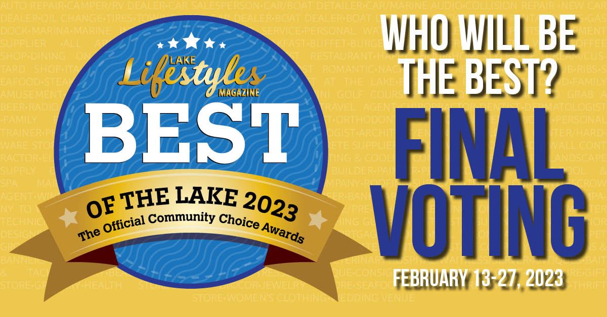 It's down to the finalists in Lake Lifestyles magazine’s 2023 Best of