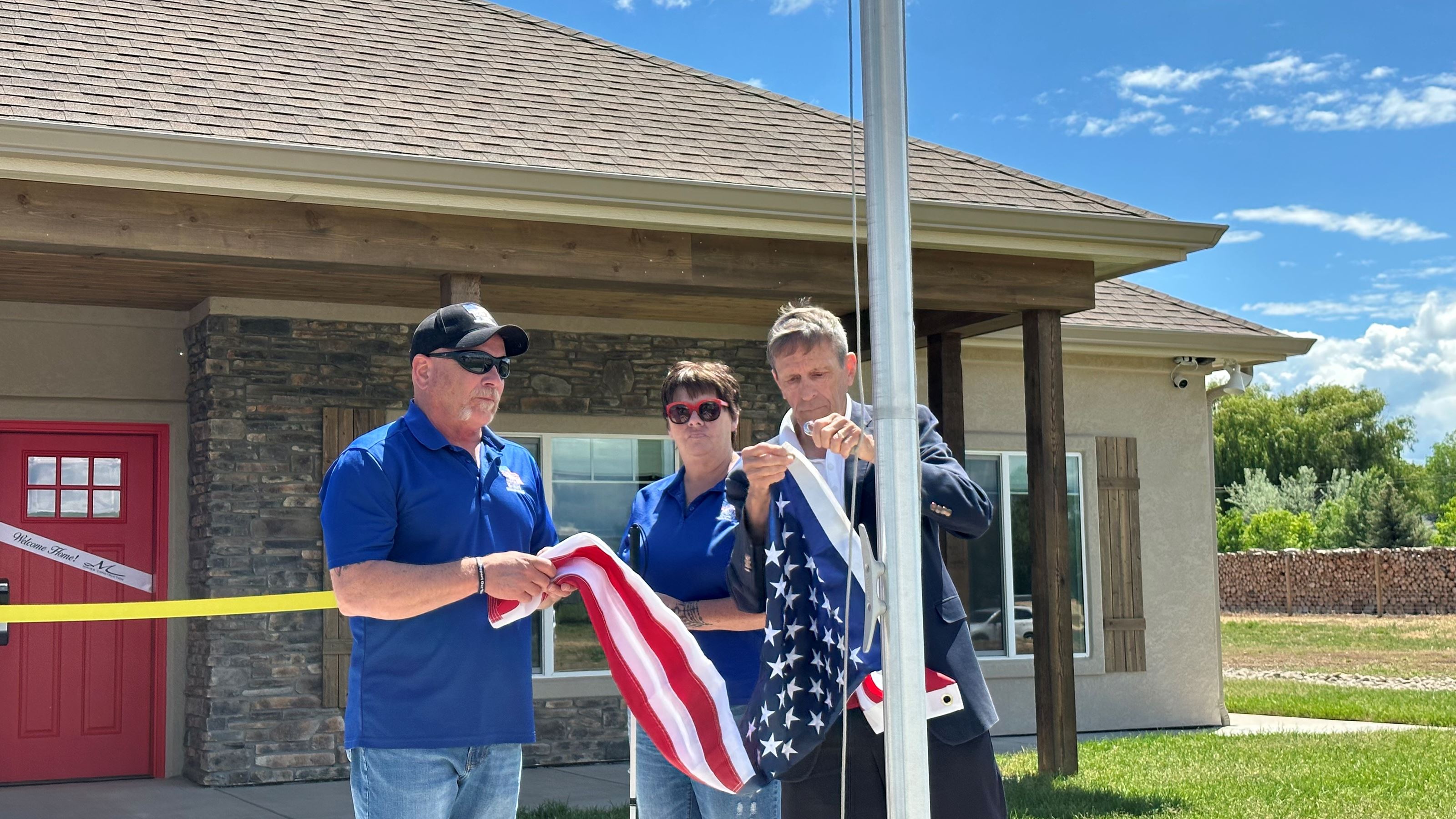 veteran gets home