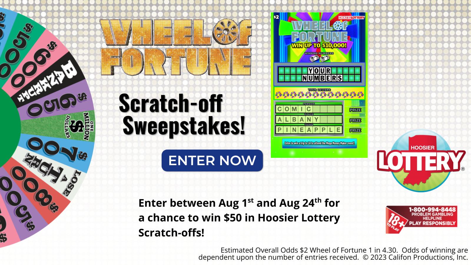 Scratch-offs, Hoosier Lottery