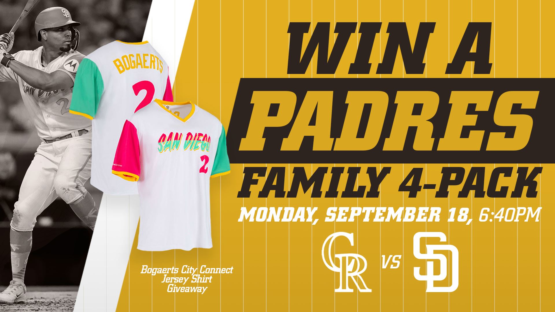 Padres family 4-pack giveaway