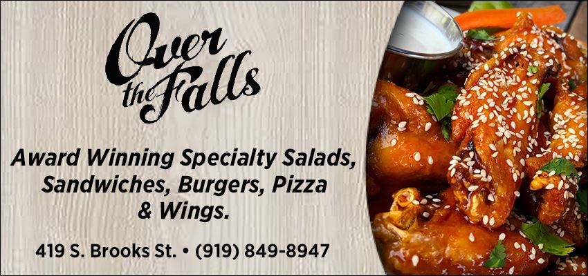 Over the deals falls menu