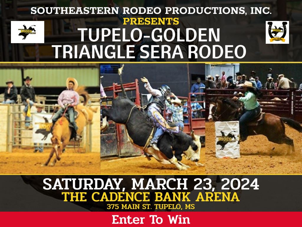 Tupelo - Golden Triangle Sera Rodeo Ticket Giveaway