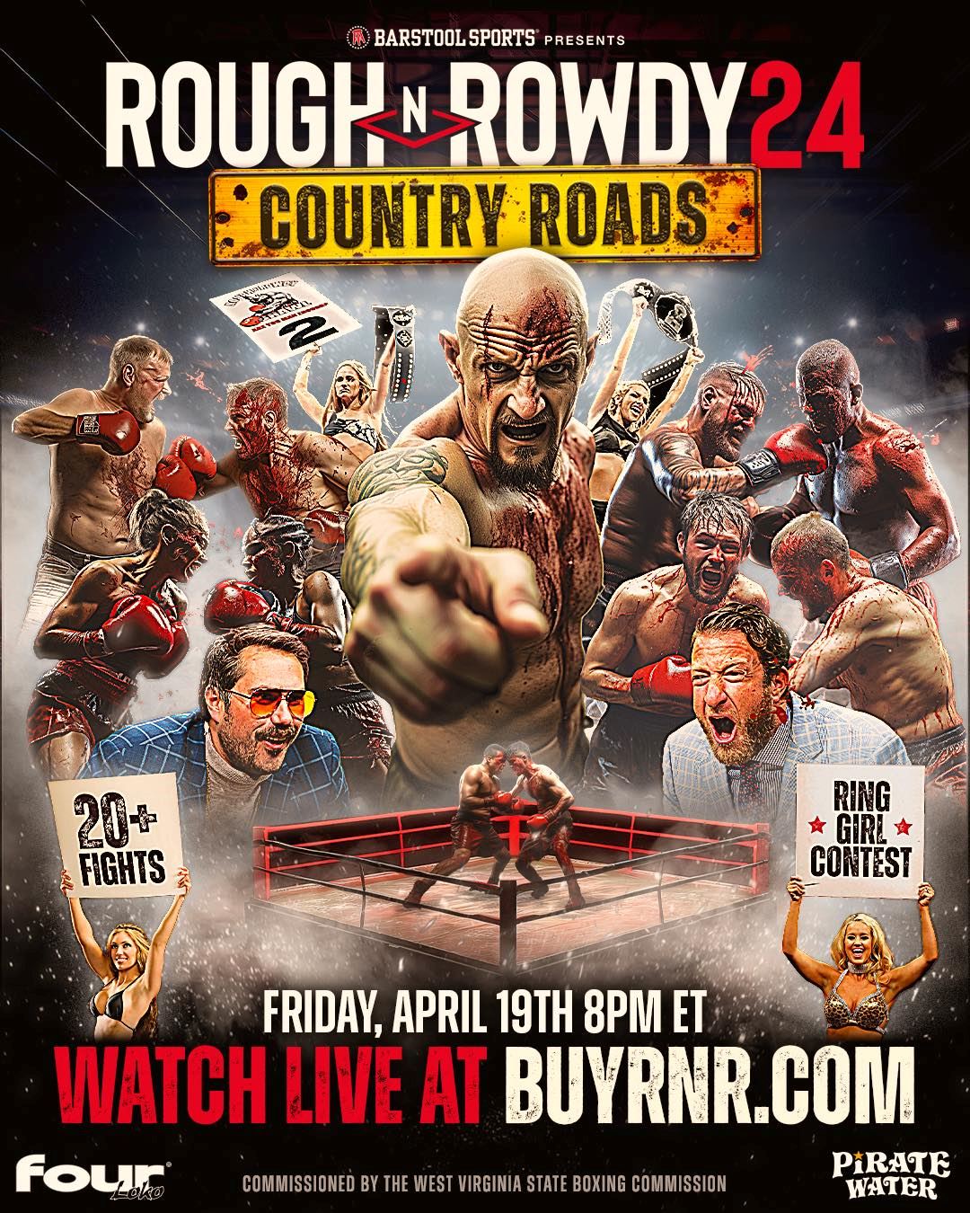 Win Two VIP Ringside Seats to Rough n Rowdy 24 Country Roads!