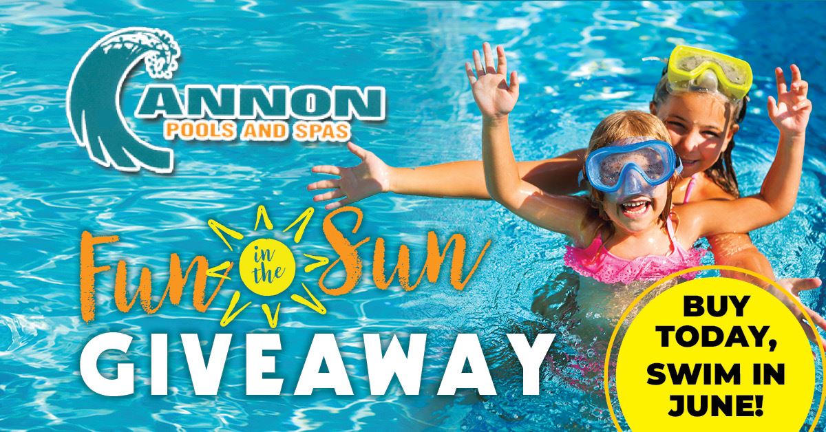 Cannon Pools & Spas Fun In The Sun Giveaway