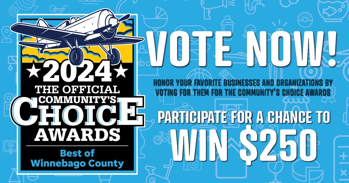 2024 Best of Winnebago County Community's Choice Awards Voting Ballot