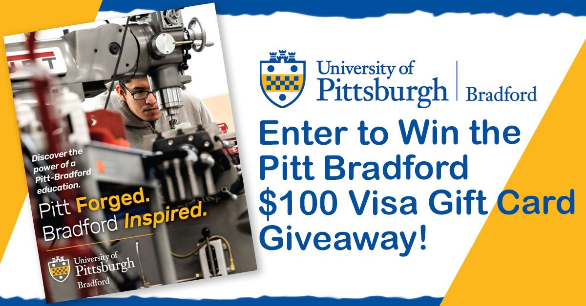 Pitt Bradford Visa Gift Card