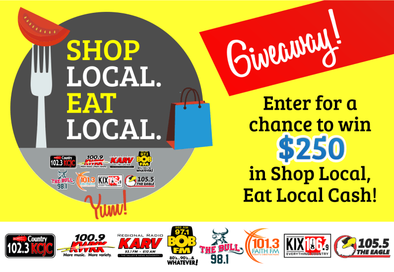 EAB Media Group-Russellville's Shop Local, Eat Local Giveaway