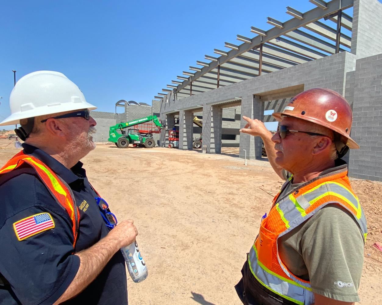 New CG fire station quickly taking shape