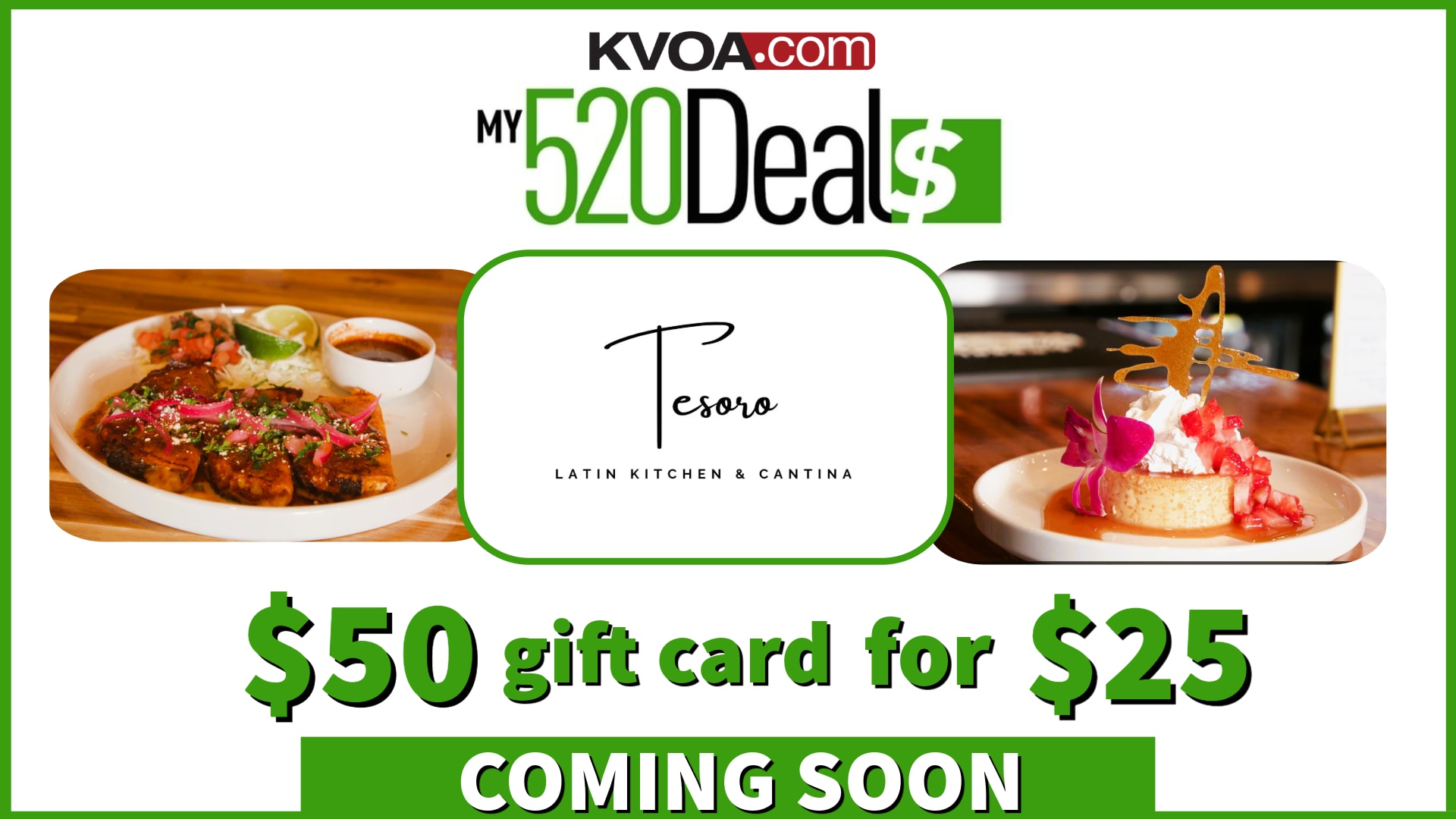 My520 Deal - Tesoro Latin Kitchen & Cantina