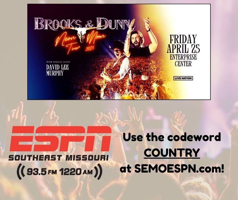 SEMOESPN Brooks & Dunn Codeword Ticket Giveaway