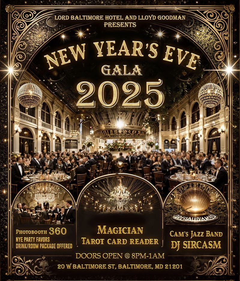 New Year's Eve Gala at The Lord Baltimore