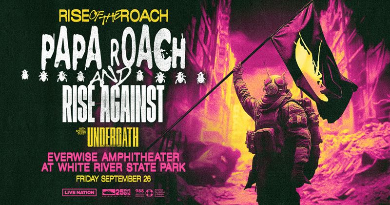 Bonus Chance: Win tickets to Papa Roach at Everwise Amphitheater on September 26th