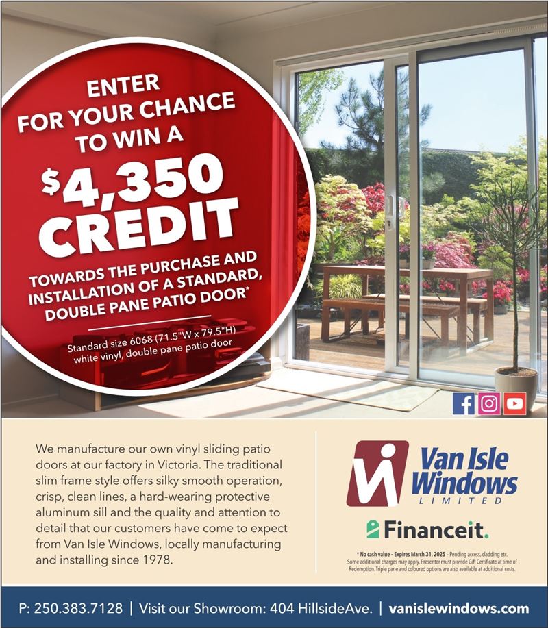 Van Isle Windows - Patio Door Credit