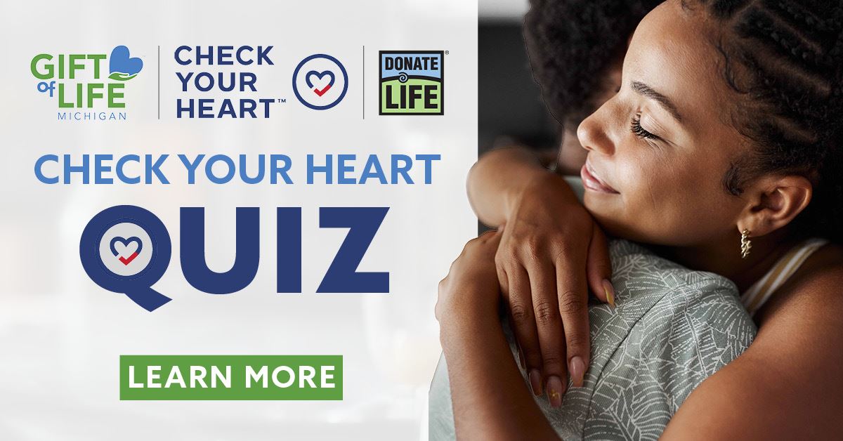 Gift of Life Michigan Check Your Heart Quiz