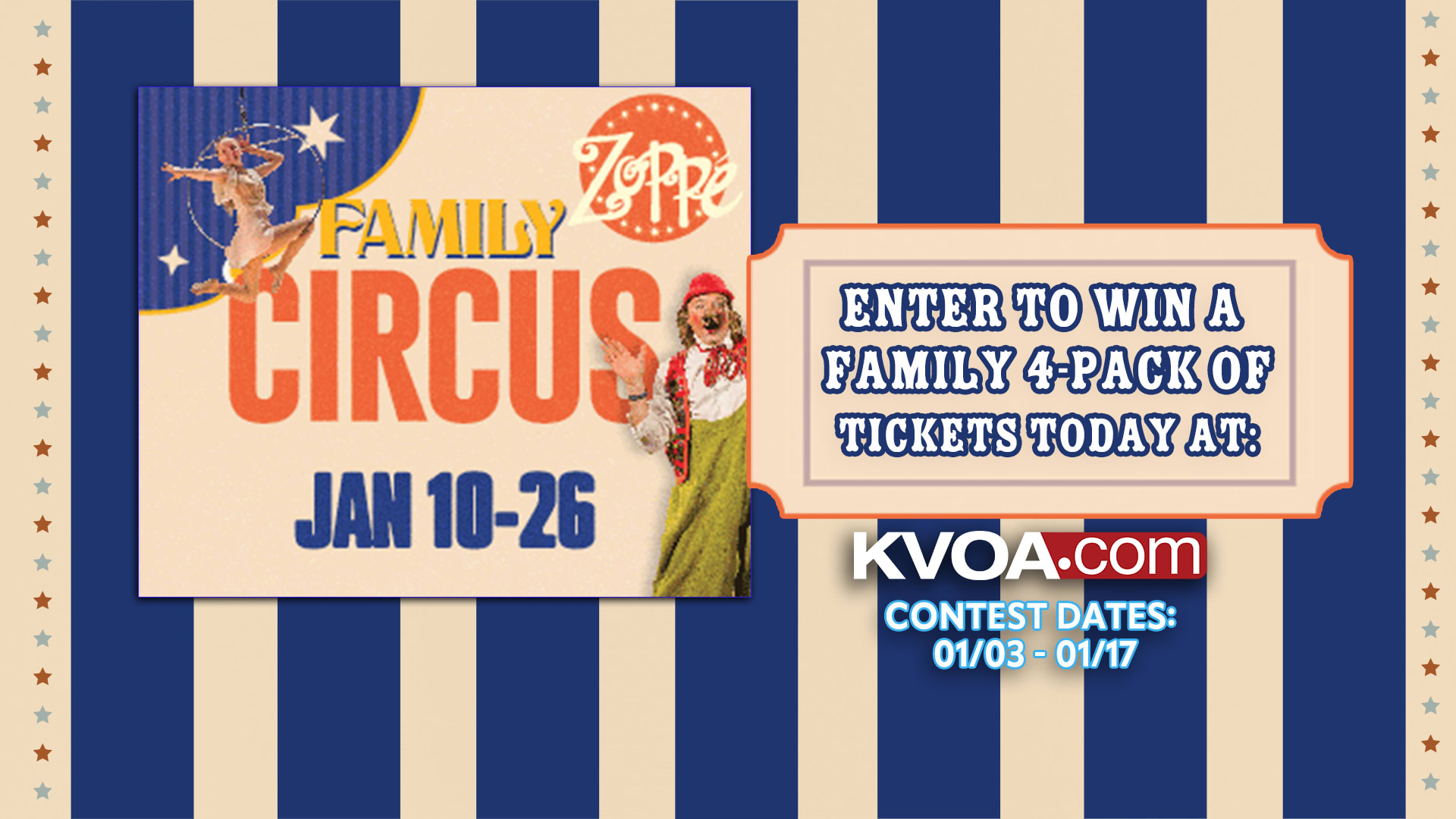 Zoppe Family Circus Ticket Giveaway