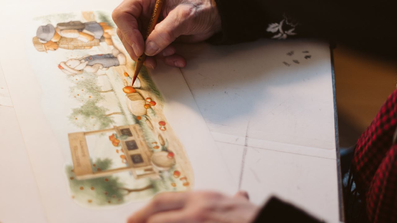 Renee Graef in her studio.