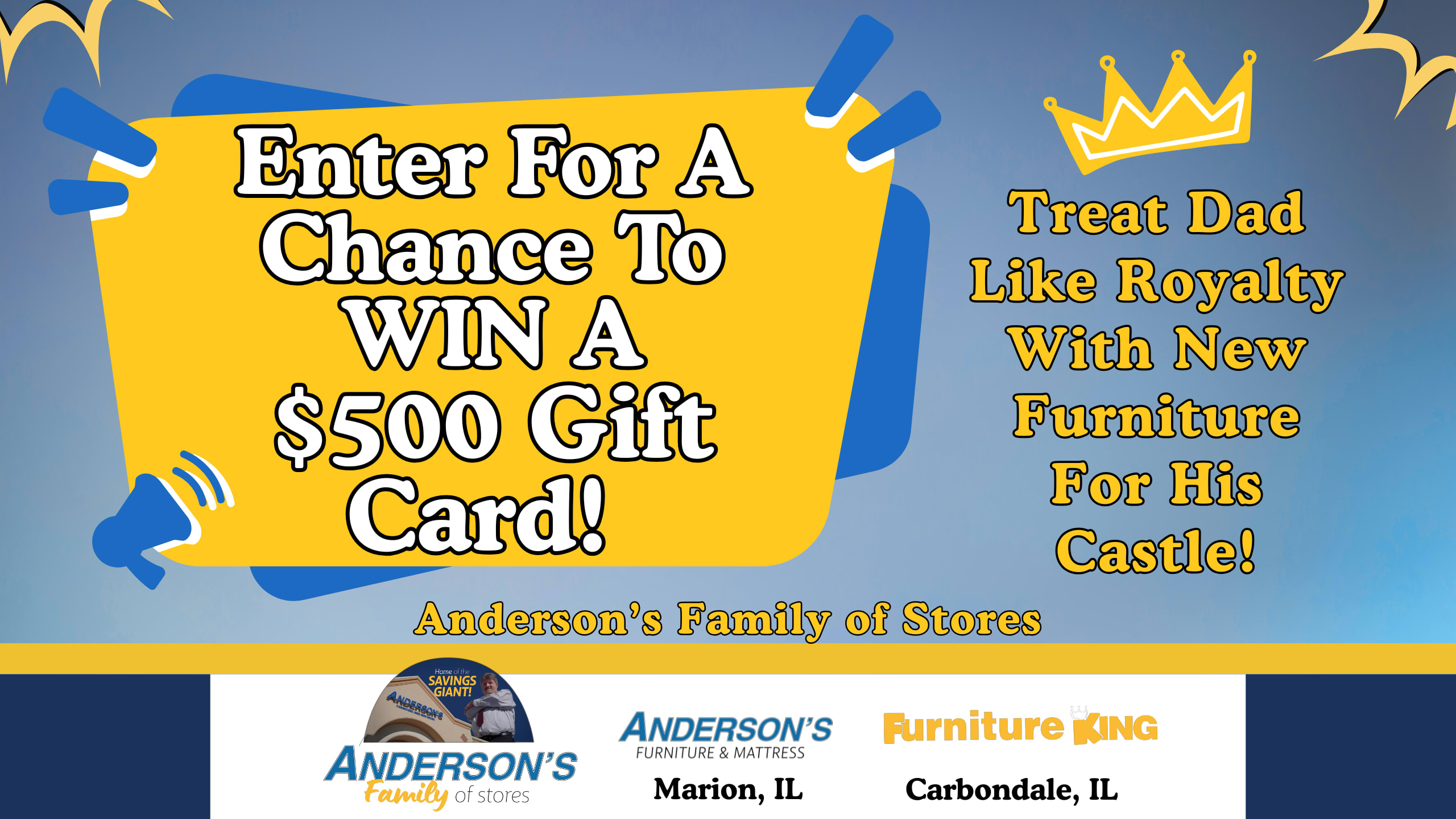 Treat Dad Like Royalty Sweepstakes