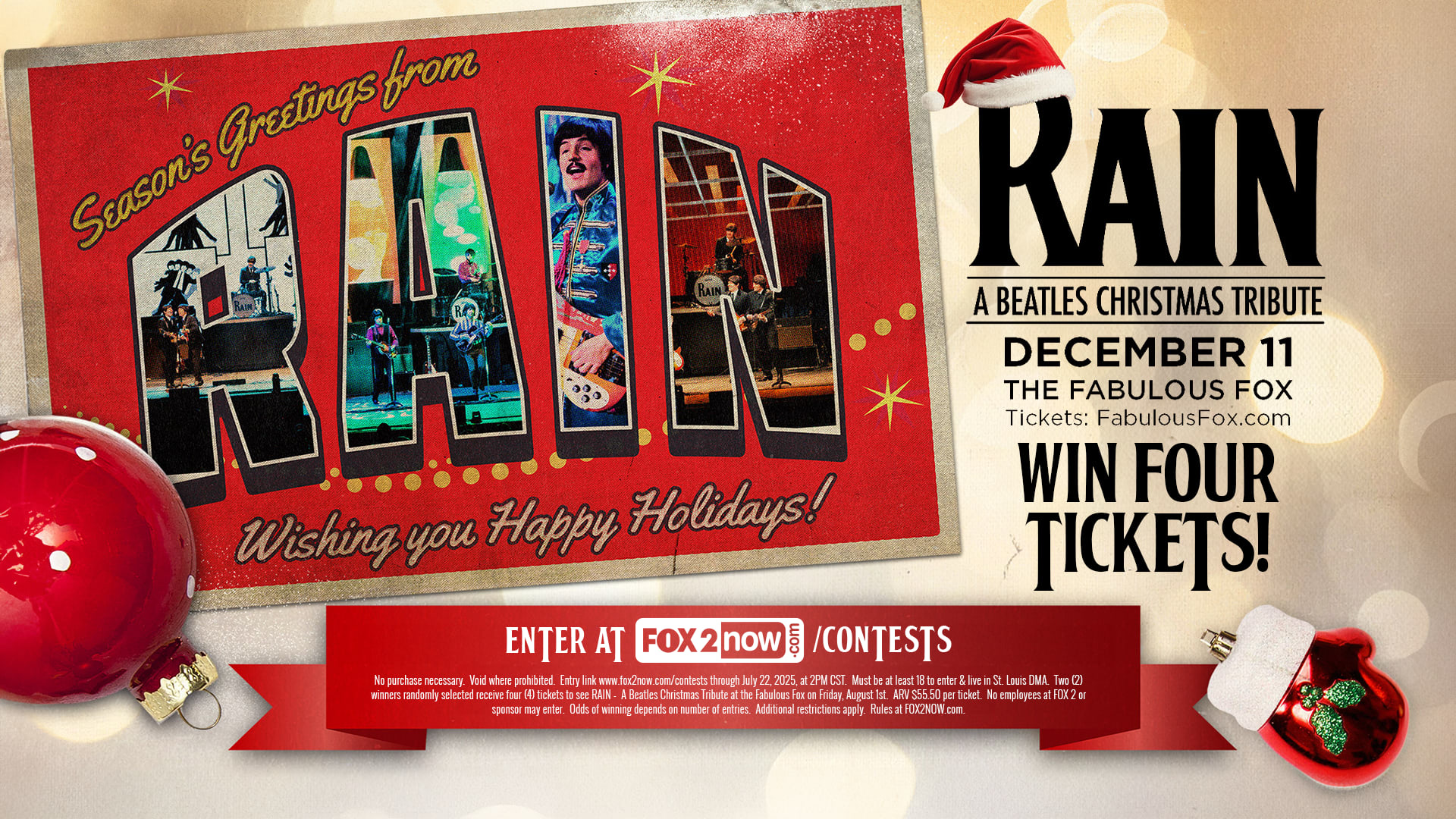 Beatles Christmas Tribute at The Fox | FOX 2