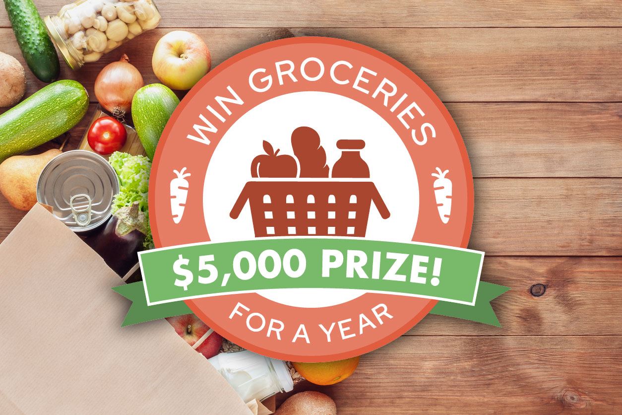 Win $5,000 in Groceries for a Year