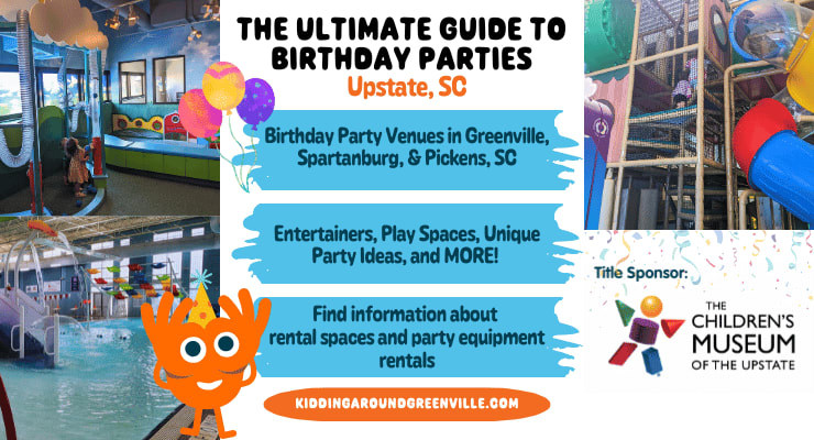 Kidding Around Birthday Guide Greenville