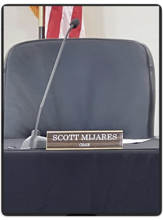 mijares empty chair