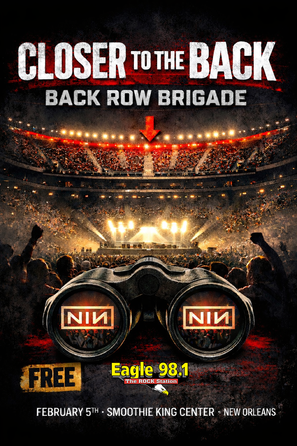 Closer to the Back - Nine Inch Nails Ticket Giveaway - Eagle 98.1