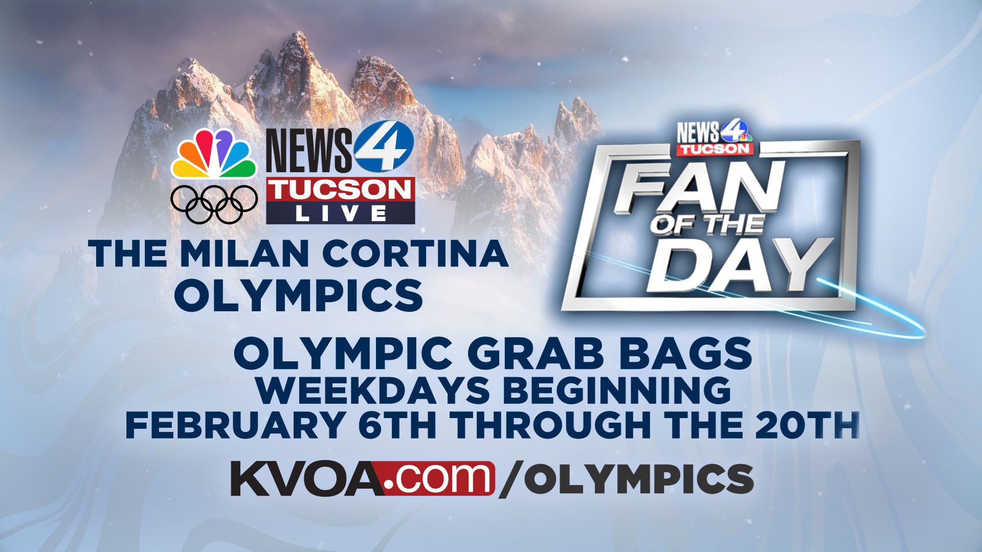 News 4 Tucson - The Milan Cortina Olympics - Fan of the Day