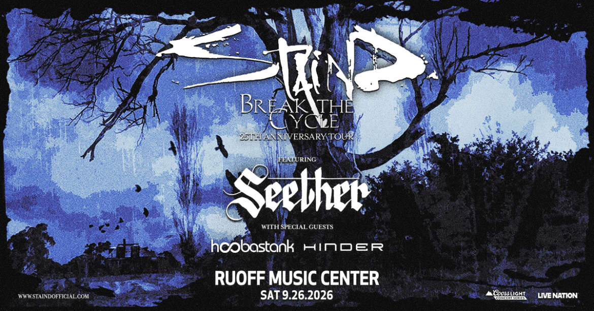 103.9 The Bear: Win Tickets To Staind