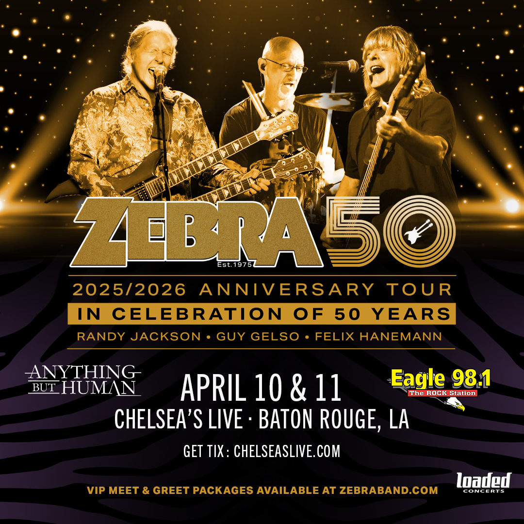 ZEBRA 50th Anniversary Tour Ticket Giveaway! - Eagle 98.1 - The