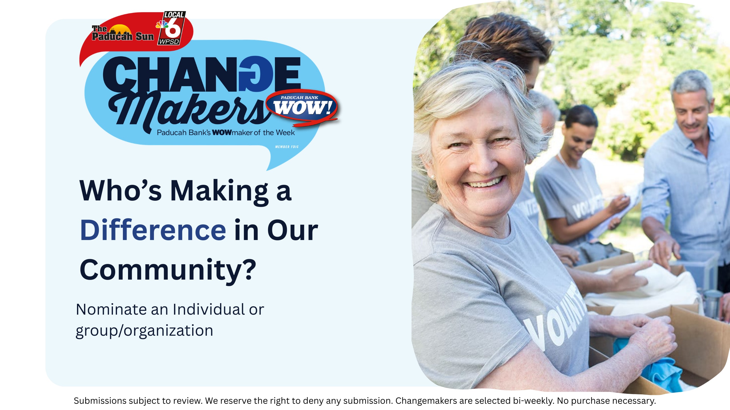 Nominate Your Changemaker Now!
