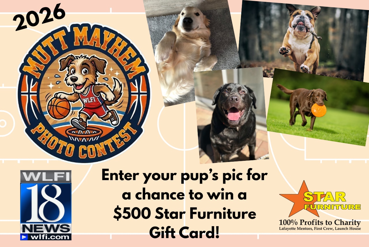 WLFI's 2026 Mutt Mayhem Photo Sweepstakes
