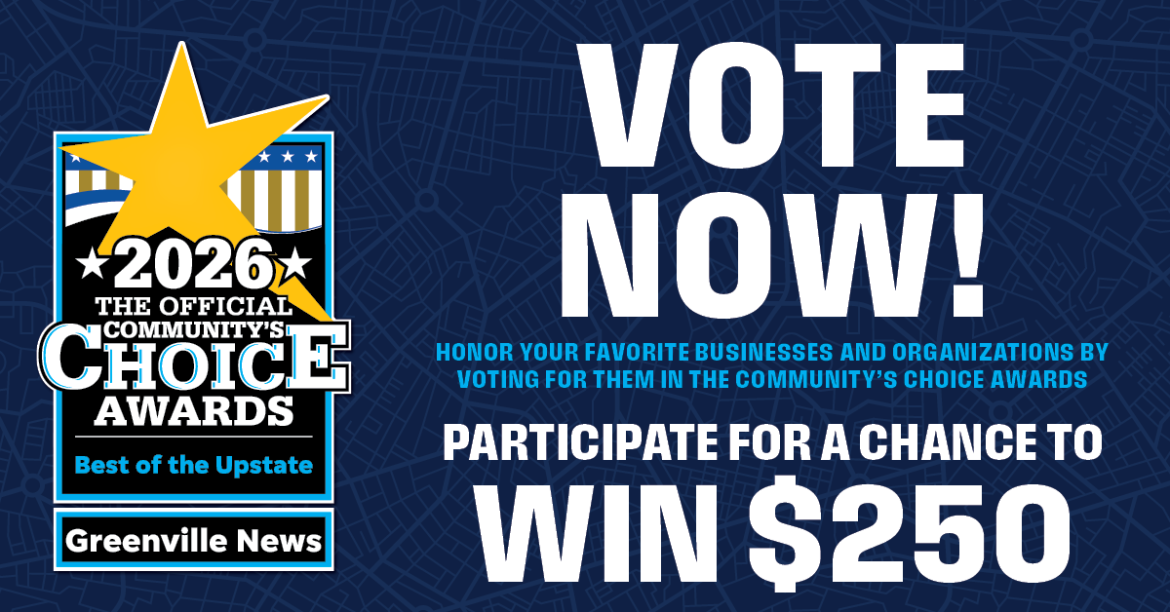 2026 Best of the Upstate Community's Choice Awards