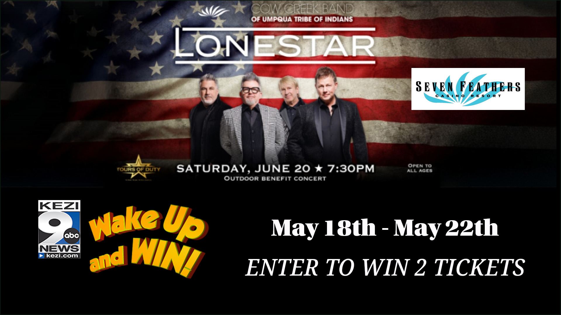 Seven Feathers - Tours of Duty - Wake Up and Win