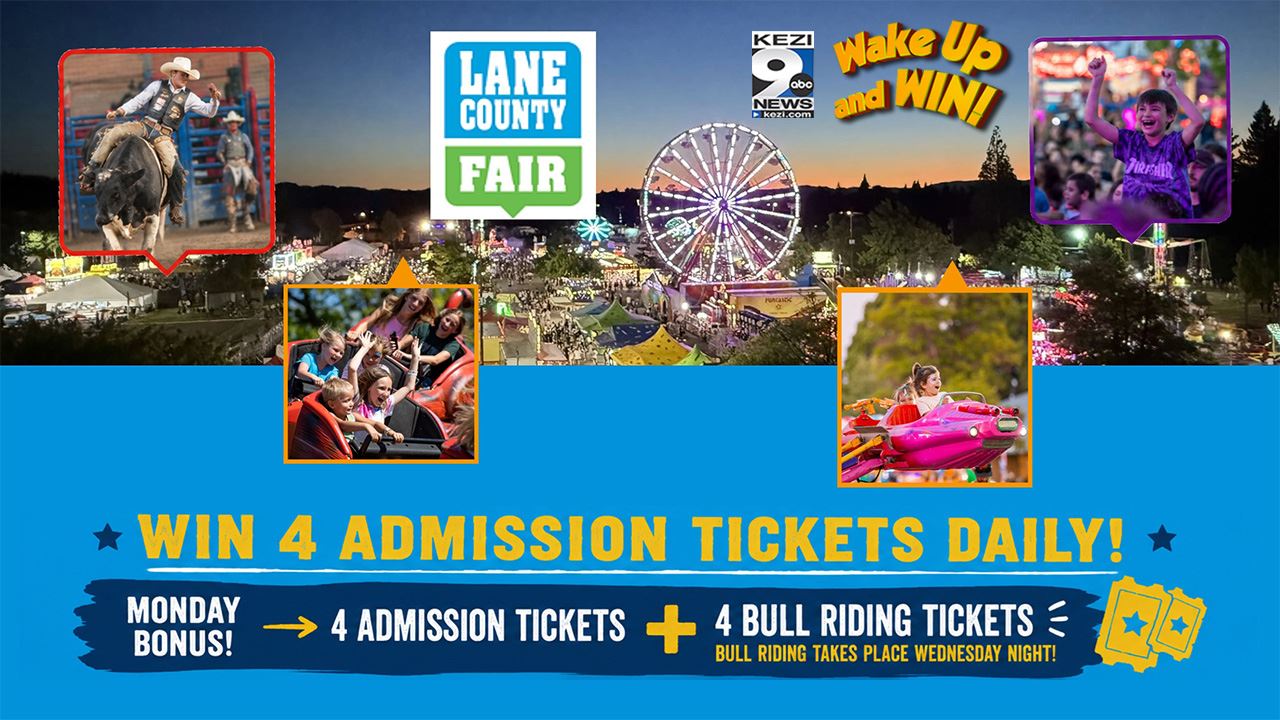 Wake Up and Win - Lane County Fair Giveaway
