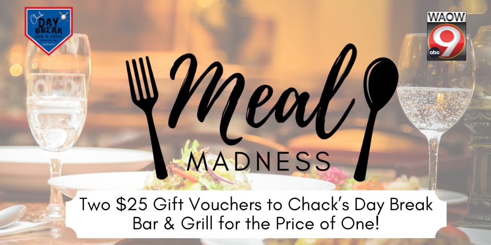 Meal Madness - Chacks Day Break Bar & Grill