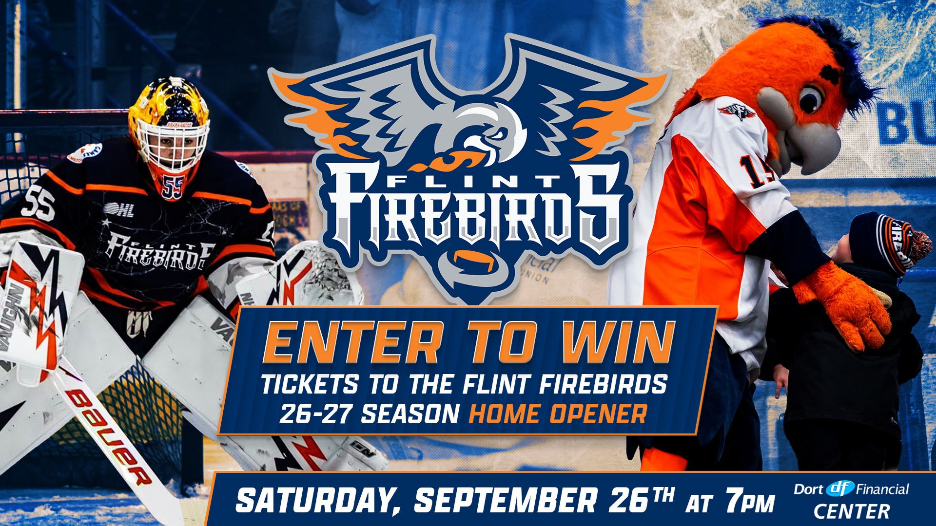 VIP Ticket Package to the Flint Firebirds 26-27 Season Home Opener!