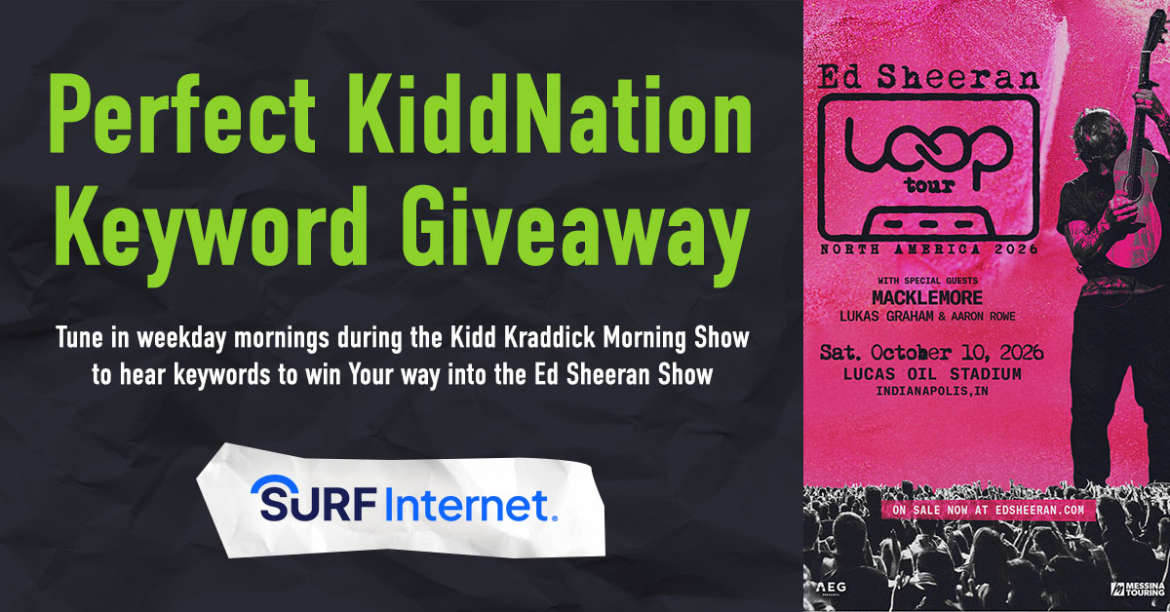 Froggy 102.7: Win Ed Sheeran Tickets