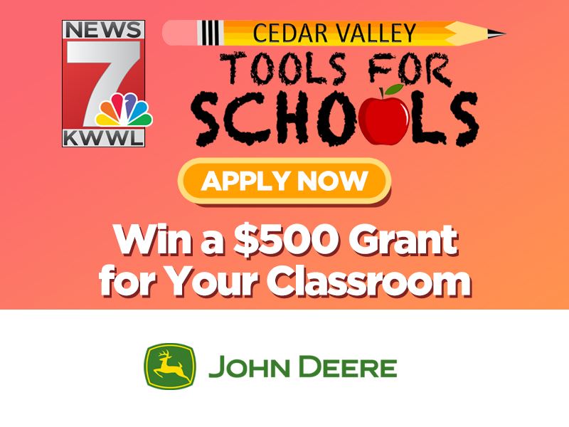 Cedar Valley Tools for Schools John Deere 2026-27